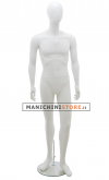 Egg head male mannequin - HHB4 White