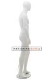 Egg head male mannequin - HHB4 White