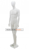 Egg head male mannequin - HHB4 White