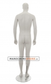 Moon Collection male egg head mannequin - White