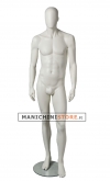 Manichino uomo testa uovo Collezione Moon - White