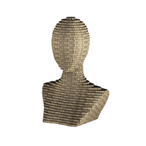 Layered Cardboard half bust - Havana