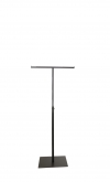 Accessories display stand - black square tube