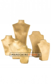 Busto display gioielli a V grande oro