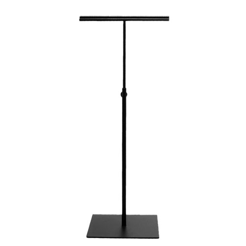 Adjustable display stand for ties - black