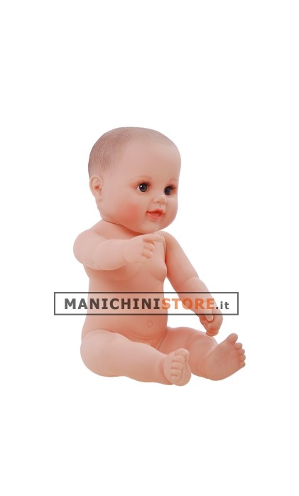 Manichino bambino bambolotto 0-3 mesi in plastica