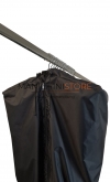 clothes cover with zip and drawstring closure