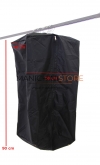 clothes cover with zip and drawstring closure