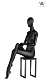 Female seated mannequin - Back in Black Collection