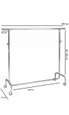 150 Height adjustable Clothing Rack MT010R80R