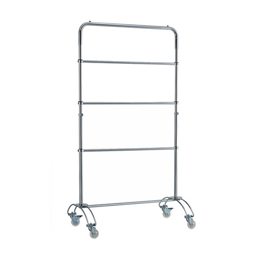 Height-adjustable clothes rack with rod - 106 cm