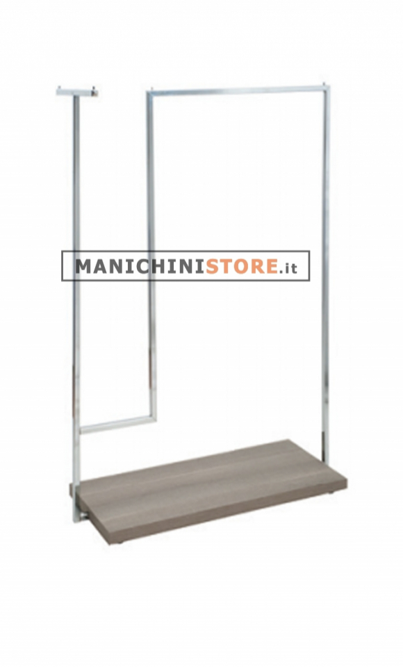 Colthing rack with wooden base 117