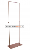 Adjustable clothes rack display 50 cm - rust