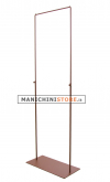 Adjustable clothes rack display 50 cm - rust