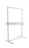 Stender square tube 100 cm white with feet