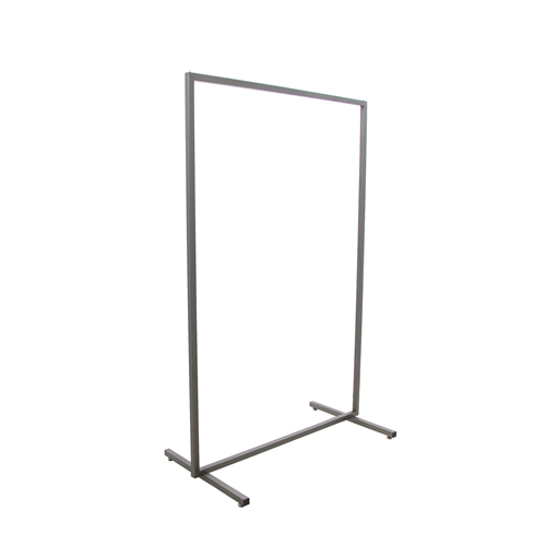 100 cm transparent opaque square tube with feet