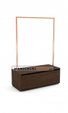 Cloth rack with drawer 160 cm