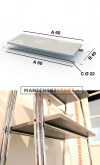 Clothing Racks with shelf 64.5 cm