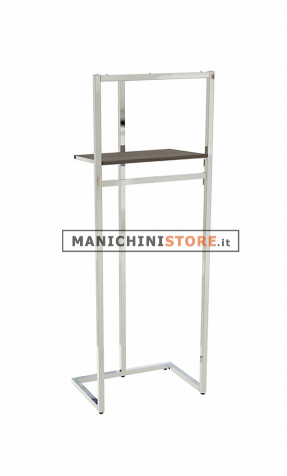 Freestanding clothing racks with shelves 67.2 cm