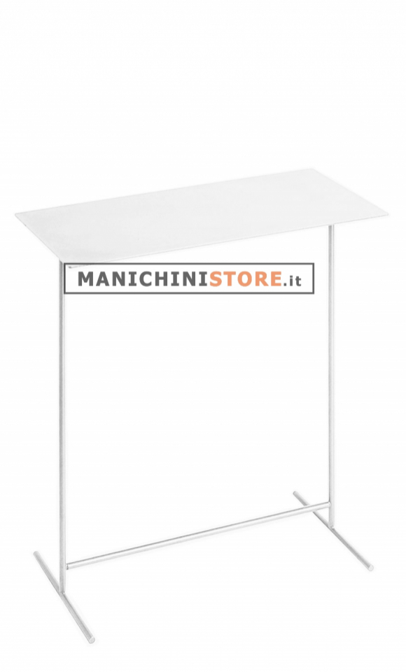 Rectangular display table - White