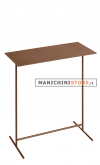 Rectangular display table - Rust