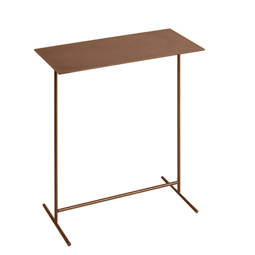 Rectangular display table - Rust