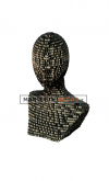 Layered Cardboard half bust - Black