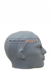 Man head accessories holder - Gray