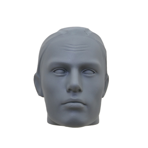 Man head accessories holder - Gray