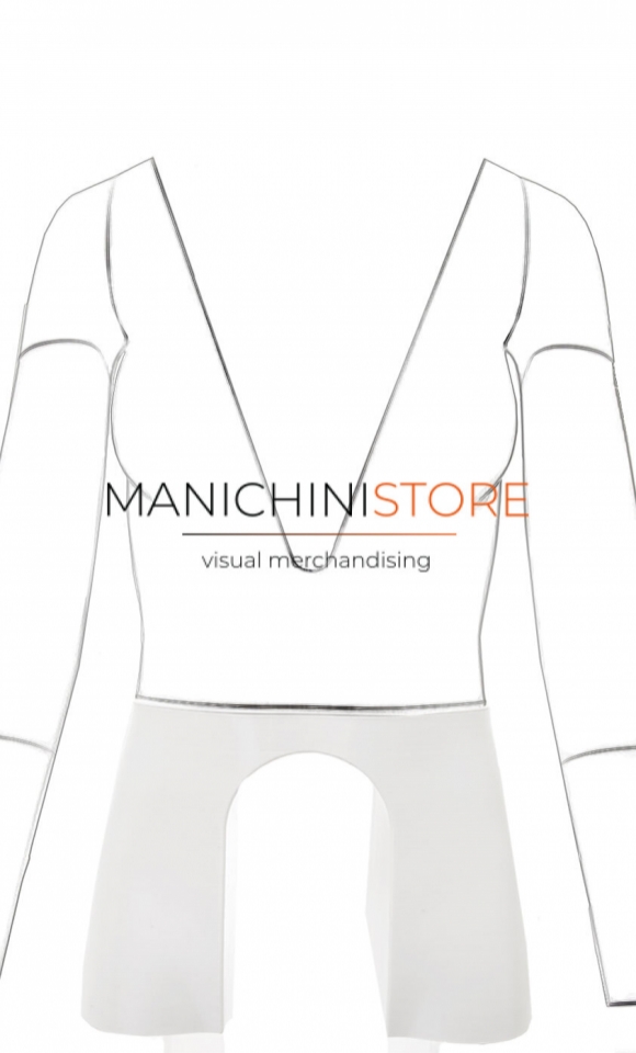 Tunnel accessory size 40 for F11 and F21 series e-commerce mannequins - cm 20