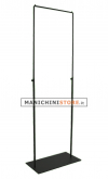 Adjustable clothes rack display 50 cm - Black