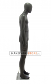 Egg head male mannequin - Lead color