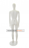 Female egg head mannequin White Plastic