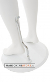 Rental of 1 female egg head mannequin White Plastic