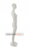 Female egg head mannequin White Plastic